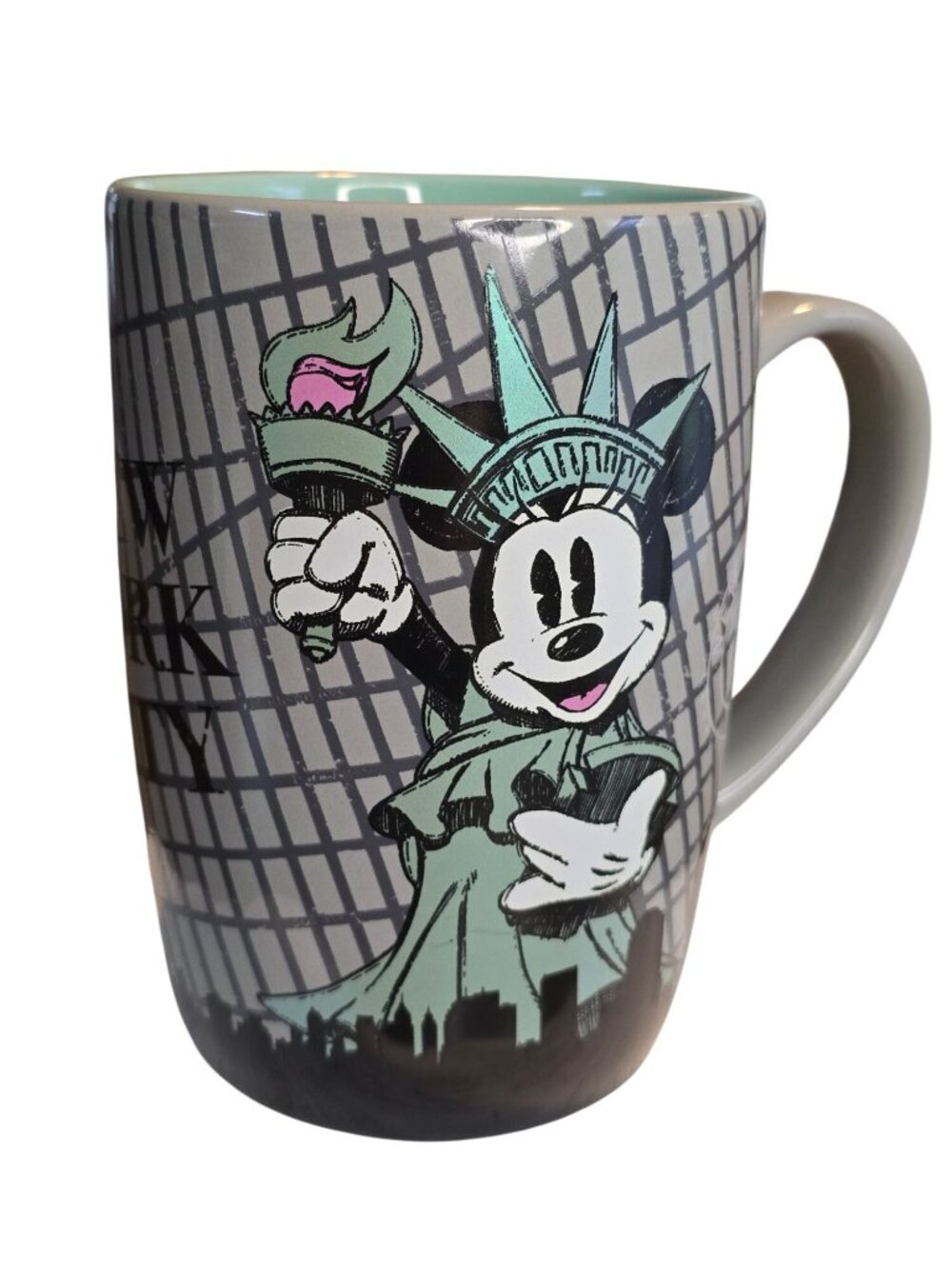 Vintage 1990's The Disney Store New York City Minnie Mouse Statue of Liberty Mug